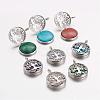 Natural & Synthetic Gemstone Pendants G-G910-F-1