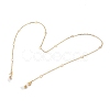 304 Stainless Steel Heart Link Cable Chain Necklaces AJEW-EH00378-02-1