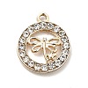 Alloy Crystal Rhinestone Pendants ALRI-C007-64LG-2