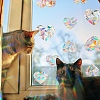 Heart Rainbow Prism Electrostatic Window Stickers PW-WGE4AFE-01-5