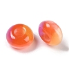 Triple Color Resin European Beads RESI-F055-06D-2