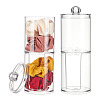 Plastic Cosmetic Cotton Storage Container CON-WH0086-25-1