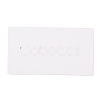 Rectangle Cardboard Earring Display Cards CDIS-P004-02-2