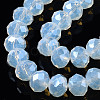 Electroplate Glass Beads Strands EGLA-A044-J1mm-A06-2