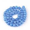Synthetic Crackle Quartz Beads Strands GLAA-S134-8mm-10-2
