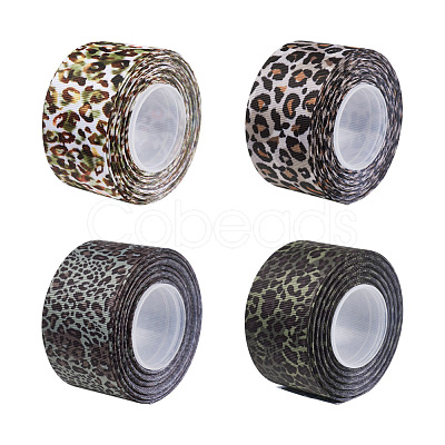 PandaHall Jewelry 4Rolls 4 Style Polyester Ribbon OCOR-PJ0001-007B-1