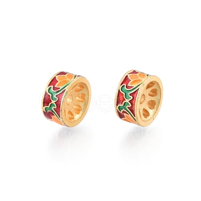 Alloy Enamel Beads PALLOY-P285-02A-02-1