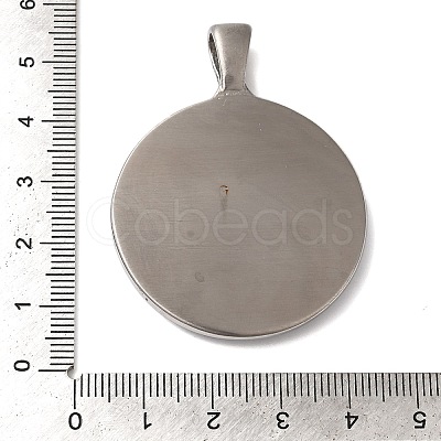 304 Stainless Steel Big Pendants STAS-Z067-06P-1