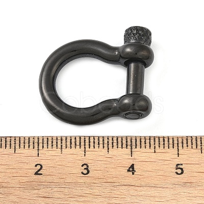 Ion Plating(IP) 304 Stainless Steel Screw D-Ring Anchor Shackle Clasps STAS-E452-43B-1