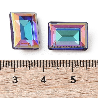 Glass Rhinestone Cabochons RGLA-L029-05B-BBLA-1