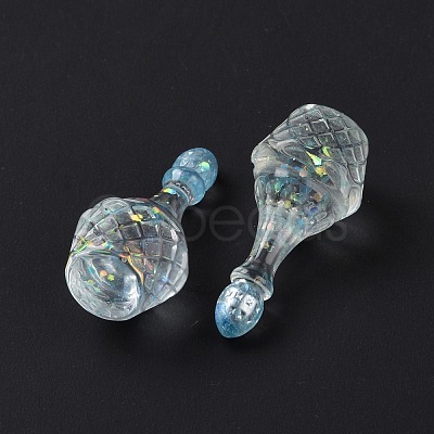 Dummy Bottle Transparent Resin Cabochon RESI-E025-05B-1