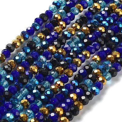 Glass Beads Strands EGLA-A034-M4mm-36-1