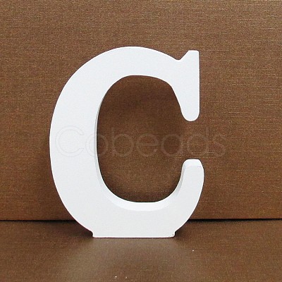 Letter Wooden Ornaments LETT-PW0002-61C-1