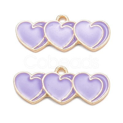 Alloy Enamel Pendants ENAM-O048-01KCG-B-1