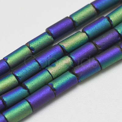 Electroplate Glass Beads Strands EGLA-Q080-09-1