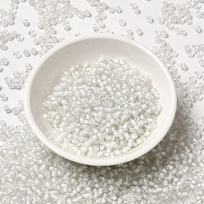 8/0 Transparent Glass Seed Beads SEED-F003-03B-07-1