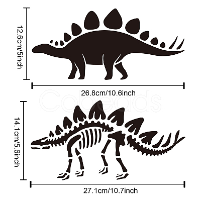 PET Hollow Out Drawing Painting Stencils DIY-WH0402-008-1