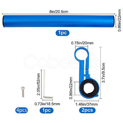 Bicycle Handlebar Extension AJEW-WH0019-50C-1