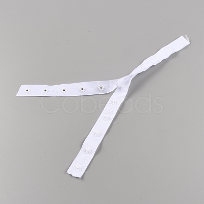 Polyester Sewing Snap Button Tape DIY-WH0325-35A-1