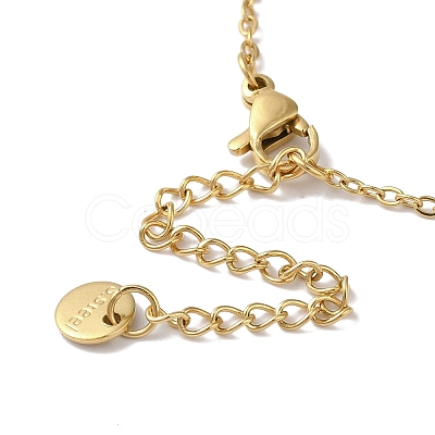 304 Stainless Steel Cable Chain Necklaces NJEW-I126-03G-1