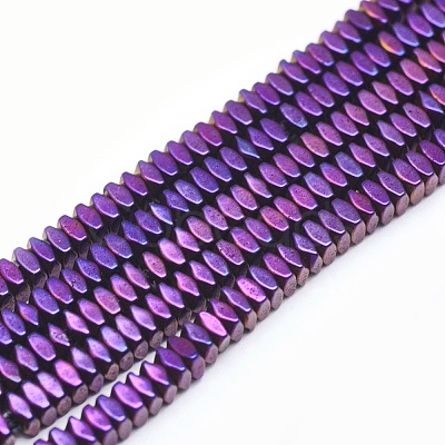 Electroplate Non-magnetic Synthetic Hematite Beads Strands G-L489-D04-1