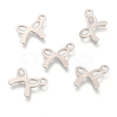 Non-Tarnish 201 Stainless Steel Charms STAS-H143-08P-1