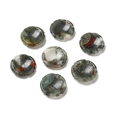 Natural Bloodstone Worry Stones G-E586-01T-1