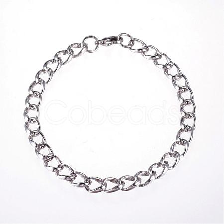 Tarnish Resistant 304 Stainless Steel Bracelets BJEW-D431-05-1