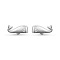 SHEGRACE Lovely 925 Sterling Silver Ear Studs, Tiny Whale Shape with AAA Cubic Zirconia, Silver, 11x5mm, Pin: 0.7mm