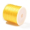 30M Elastic Crystal Thread, Jewelry Beading Cords, For Stretch Bracelet Making, Gold, 0.8mm, about 32.81 Yards(30m)/Roll