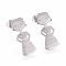 Tarnish Resistant 304 Stainless Steel Stud Earrings, with Earring Backs, Woaman, Stainless Steel Color, 18x7mm, Pin: 0.8mm