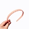 Plastic Hair Bands, Hair Accessories for Women Girls, Misty Rose, 130mm