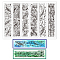 Custom PVC Plastic Clear Stamps, for DIY Scrapbooking, Photo Album Decorative, Cards Making, Bird, 160x110x3mm