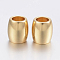 304 Stainless Steel Beads, Barrel, Golden, 11x10mm, Hole: 6mm