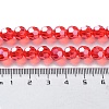 Electroplate Glass Bead Strands EGLA-R015-8mm-20-3