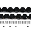 Natural Black Onyx(Dyed & Heated) Beads Strands G-B125-F01-01-5