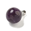 Natural Amethyst Perfume Bottle Pendants G-K338-22P-08-2