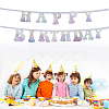 HOBBIESAY 2 Sets Laser Paper Word Happy Birthday Garlands AJEW-HY0001-21-5