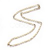304 Stainless Steel Mariner Link Chain Necklaces NJEW-F261-17G-1