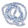 Crackle Glass Beads Strands GLAA-U001-6mm-14-3