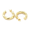 Brass Stud Earrings EJEW-M260-01G-2