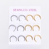 304 Stainless Steel Stud Earrings EJEW-I235-05-4