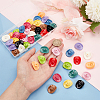 PandaHall Elite 48Pcs 12 Colors Opaque Acrylic Beads SACR-PH0002-23-3