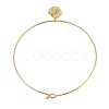 Brass Charm Bangles BJEW-Q350-07C-G-2