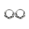 Snake 316 Surgical Stainless Steel Hoop Earrings EJEW-G416-20AS-4