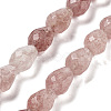 Natural Strawberry Quartz Beads Strands G-P520-B11-01-1