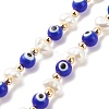 Handmade Evil Eye Lampwork Mobile Straps HJEW-JM00690-4