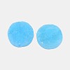 Electroplate Natural Druzy Crystal Cabochons G-L047-8mm-M-2
