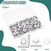 250Pcs Acrylic Rhinestone Cabochons GACR-FG0001-13-2