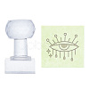 Clear Acrylic Soap Stamps DIY-WH0438-022-1